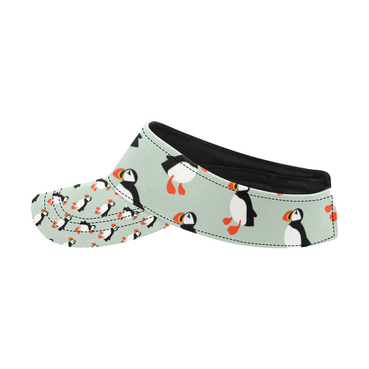 Puffin Pattern Print Design A03 Unisex Sun Visor