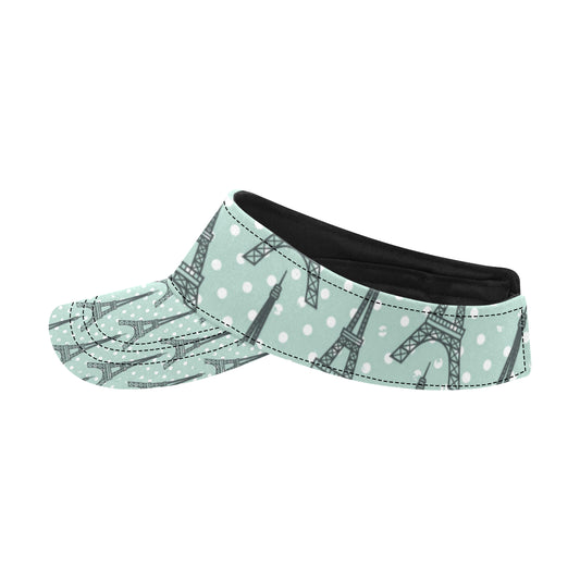 Eiffel Tower Polka Dot Print Unisex Sun Visor