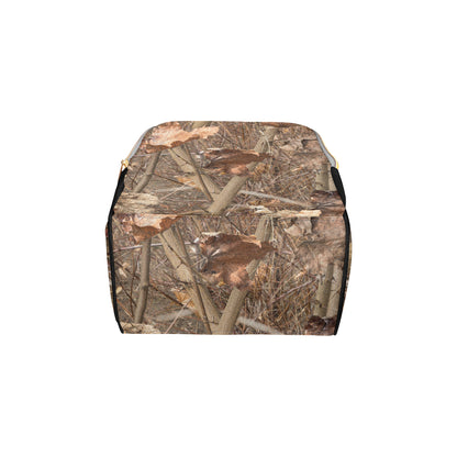 Camo Realistic Tree Forest Autumn Print Diaper Bag Backpack