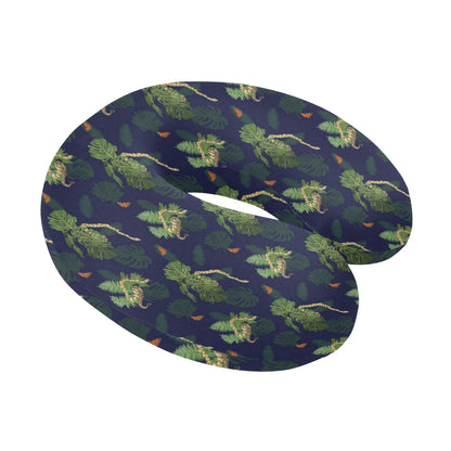 Boa Pattern Print Design 02 U-Shaped Travel Neck Pillow