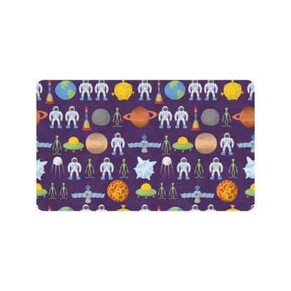 Alien Astronaut Planet Rubber Doormat