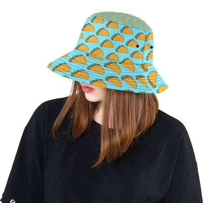 Taco Pattern Print Design TC03 Unisex Bucket Hat