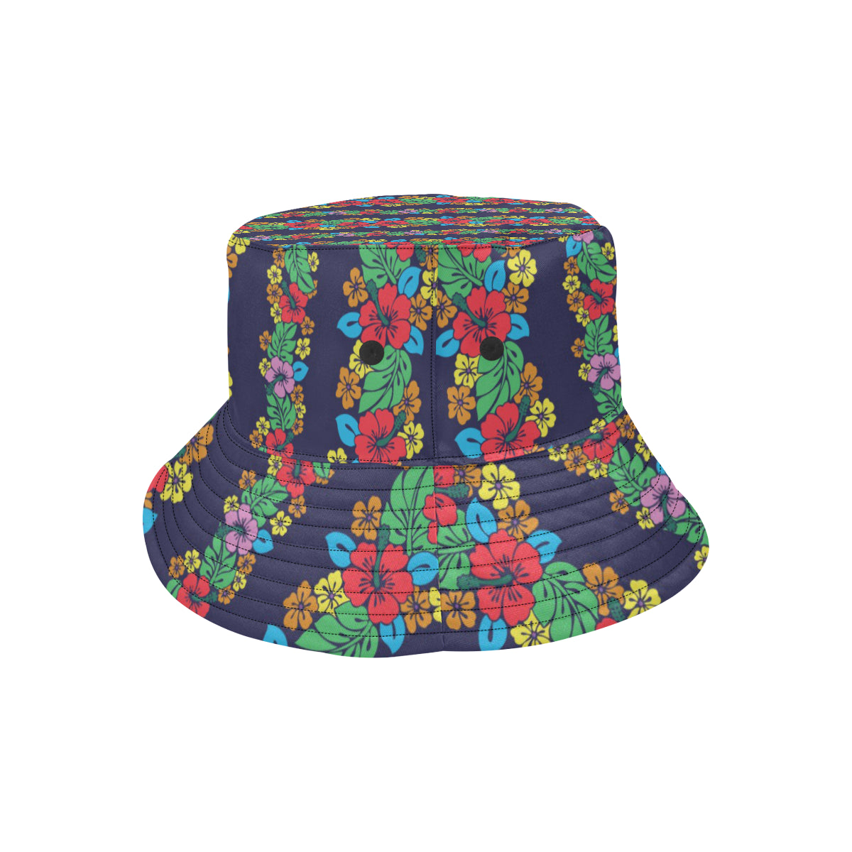 Hawaiian Themed Pattern Print Design H03 Unisex Bucket Hat