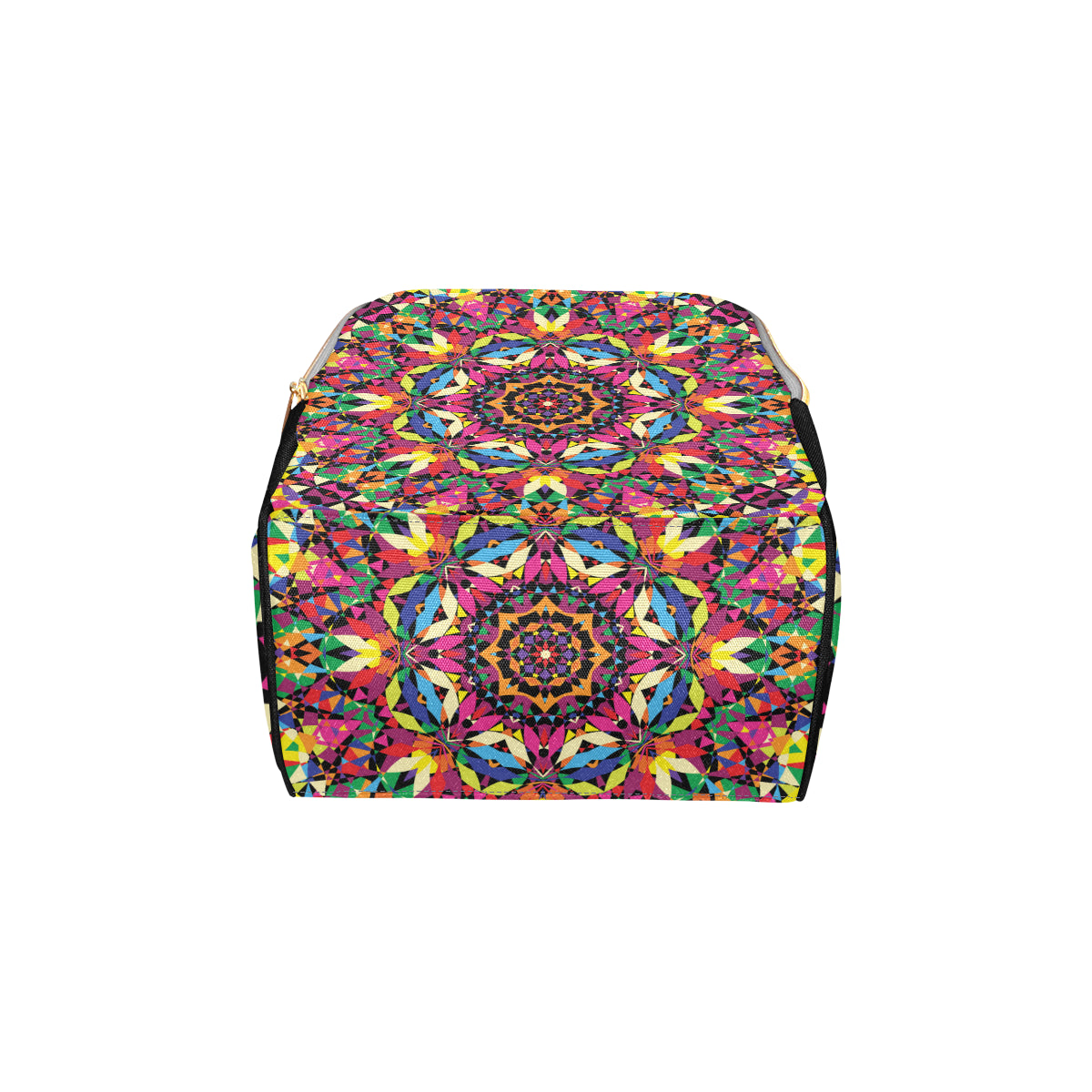 Kaleidoscope Pattern Print Design 02 Diaper Bag Backpack