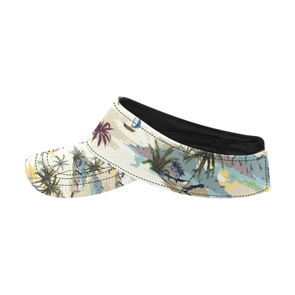 Palm Tree Beach Print Unisex Sun Visor