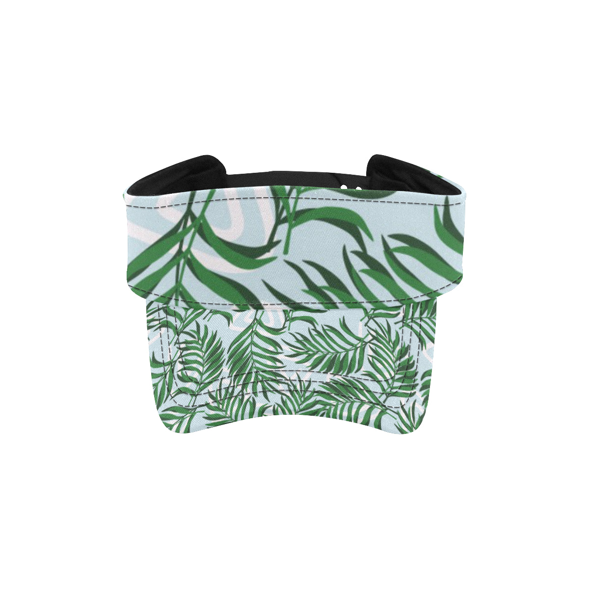 Palm Leaves Pattern Print Design PL06 Unisex Sun Visor