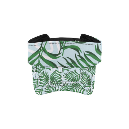 Palm Leaves Pattern Print Design PL06 Unisex Sun Visor