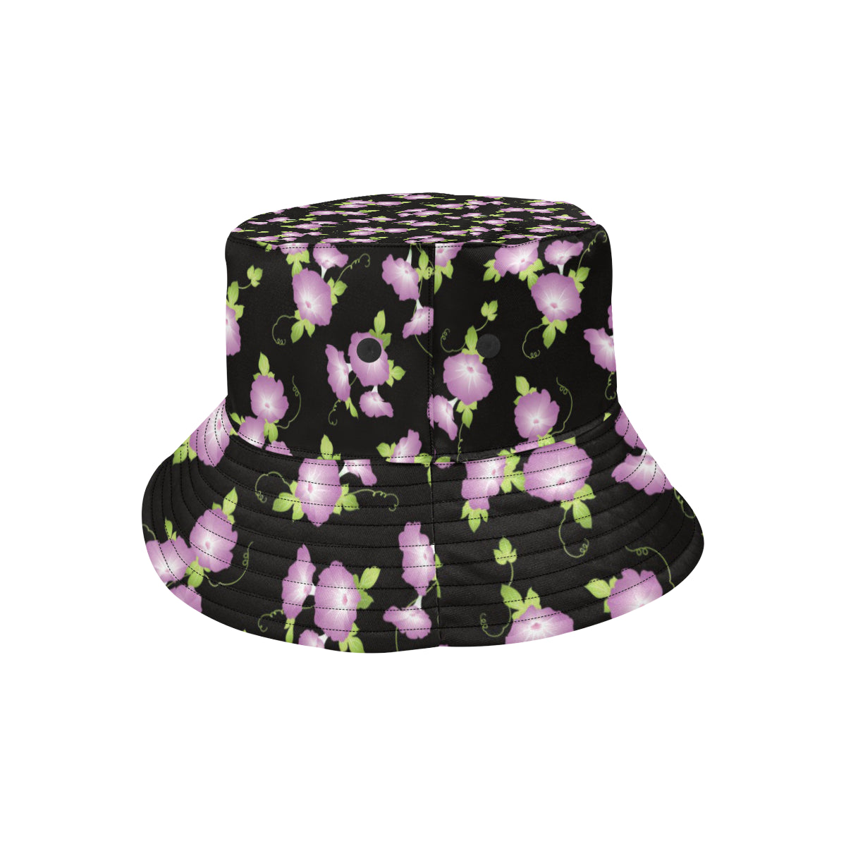 Morning Glory Pattern Print Design MG02 Unisex Bucket Hat
