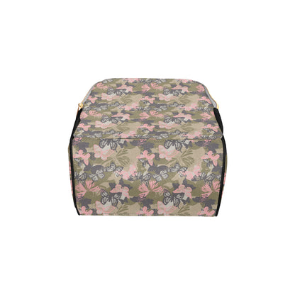 Butterfly camouflage Diaper Bag Backpack