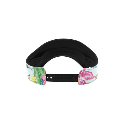 Hummingbird Tropical Pattern Print Design 05 Unisex Sun Visor