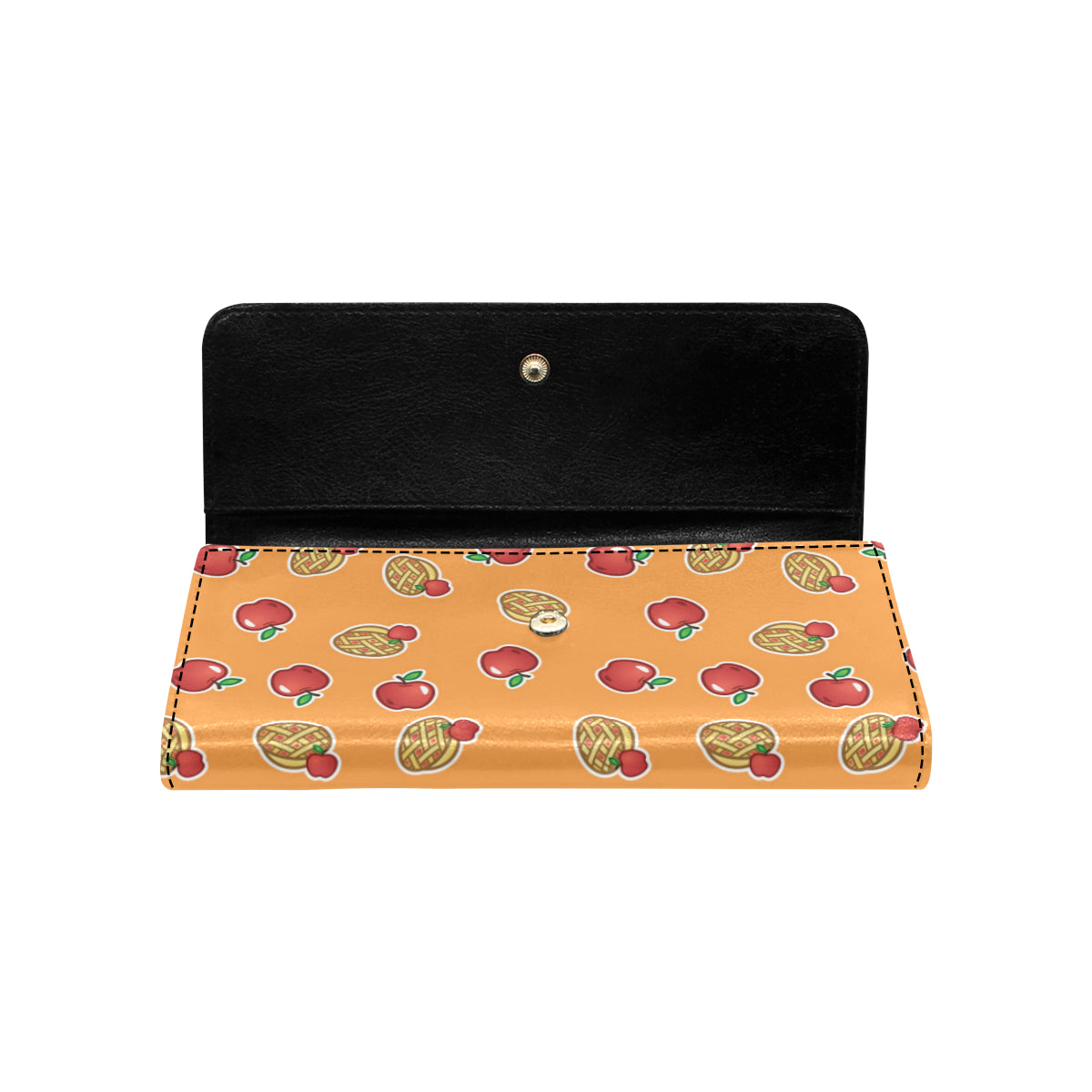 Apple Pie Pattern Print Design 02 Women's Trifold Wallet