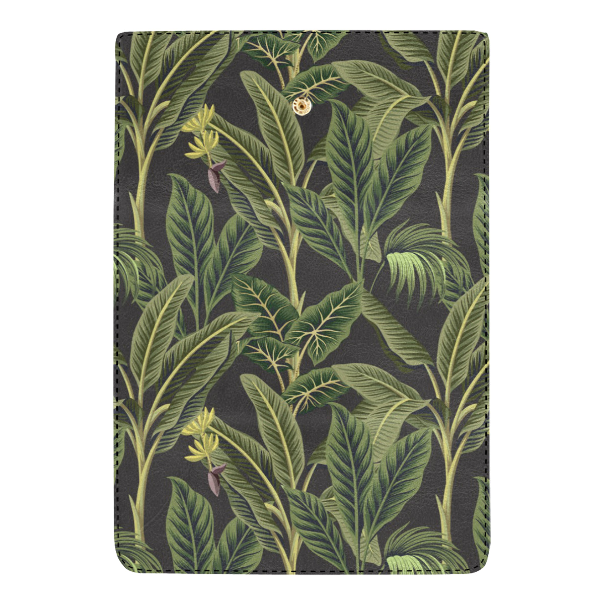 Banana Leaf Pattern Print Design BL04 Women's Trifold Wallet