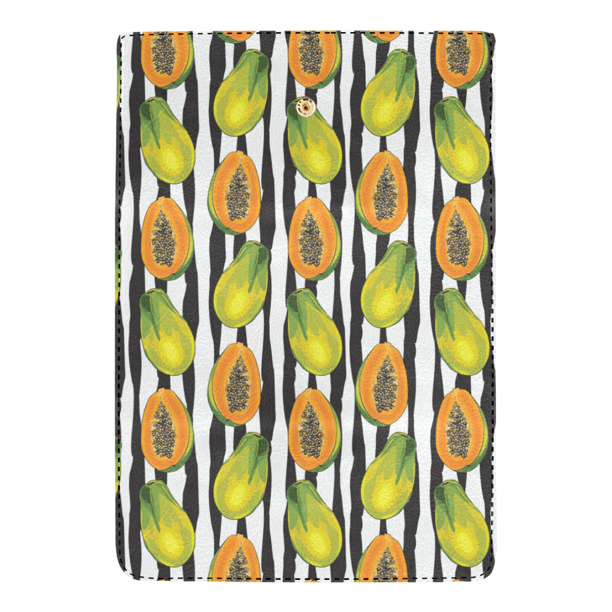 Papaya Pattern Print Design PP01 Women's Trifold Wallet