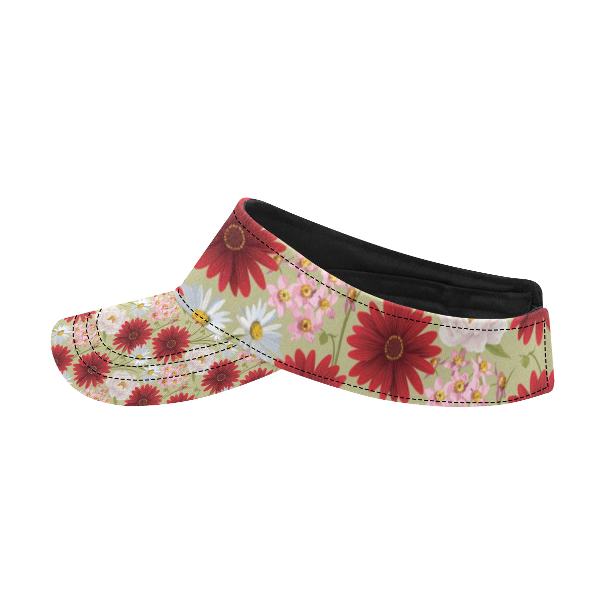Gerberas Pattern Print Design GB07 Unisex Sun Visor