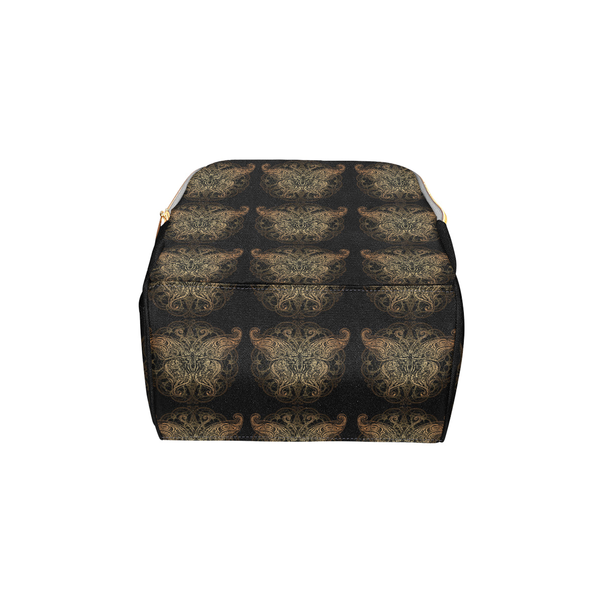 Gold Butterfly Ornamental Diaper Bag Backpack