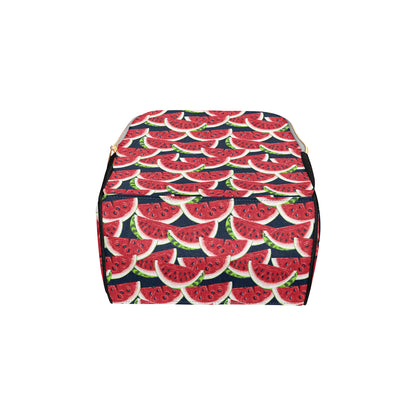 Watermelon Pattern Print Design WM011 Diaper Bag Backpack