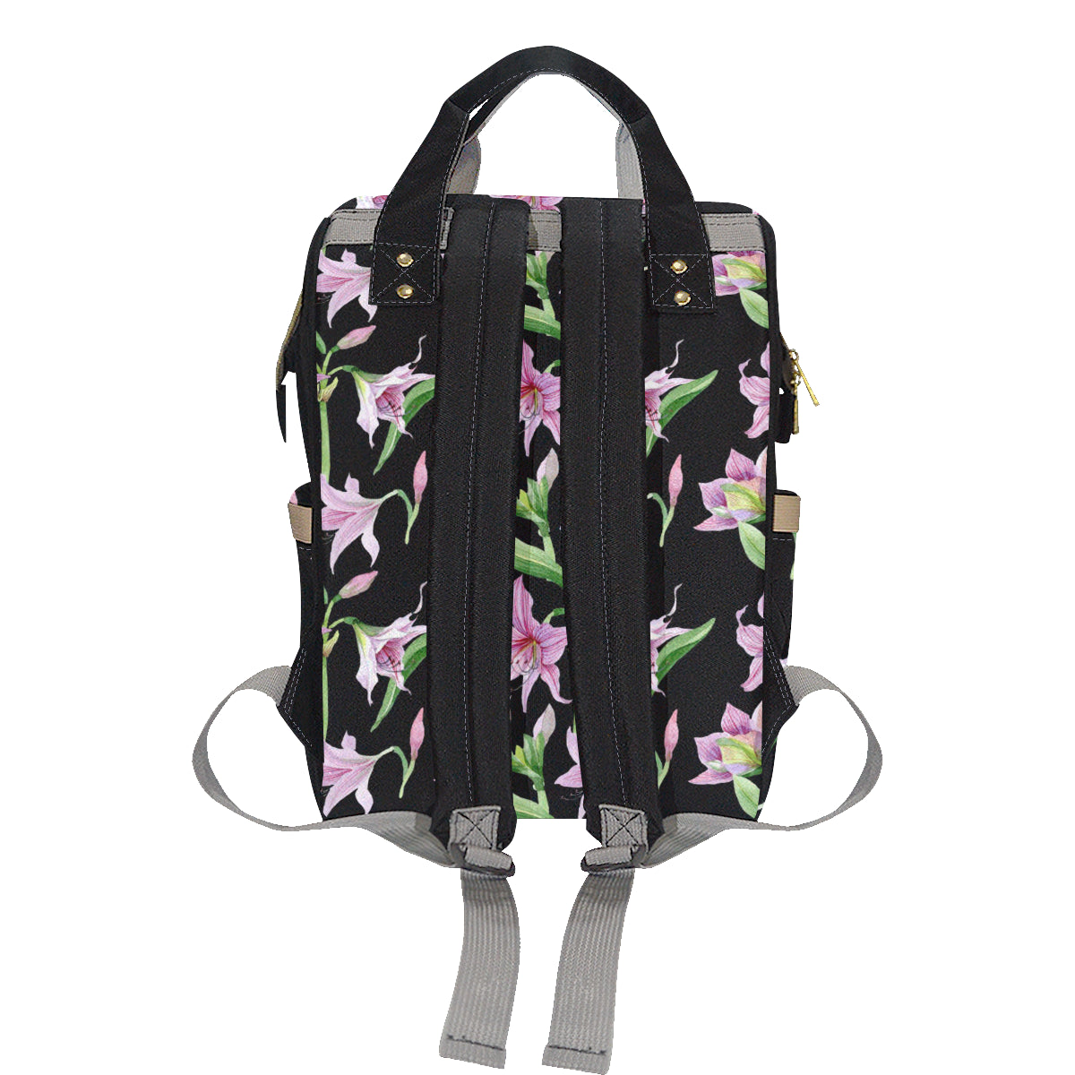 Amaryllis Pattern Print Design AL08 Diaper Bag Backpack
