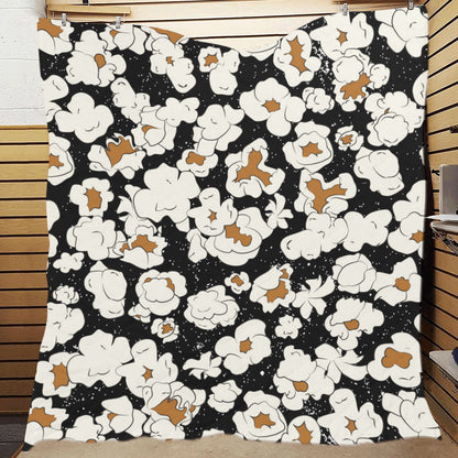 Popcorn Pattern Print Design A02 Premium Quilt