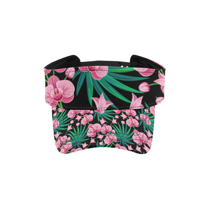 Orchid Pink Pattern Print Design OR06 Unisex Sun Visor