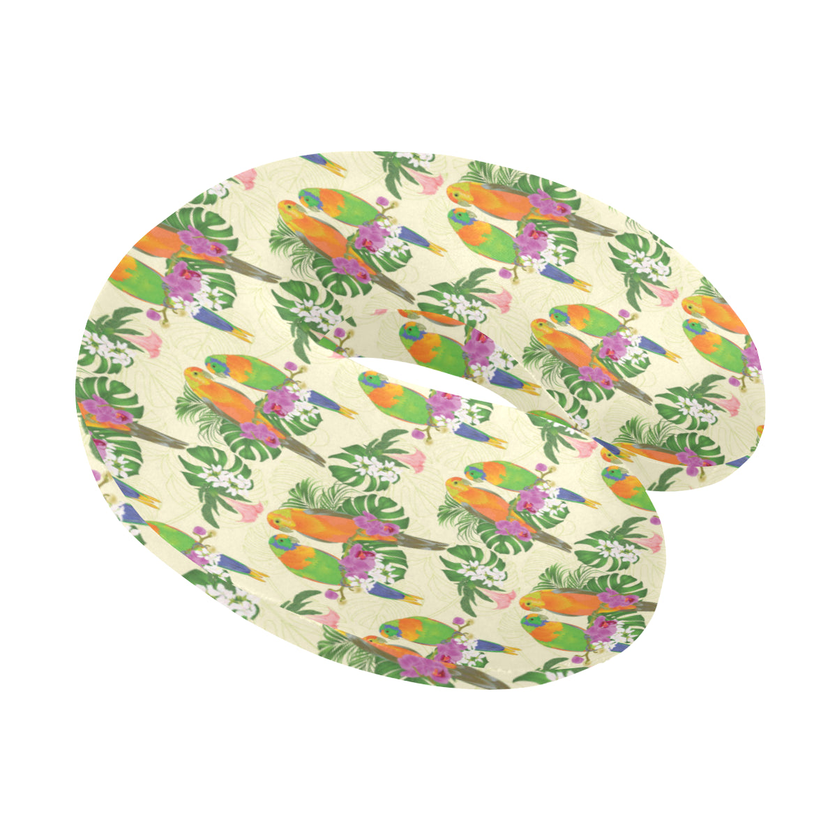 Conures Pattern Print Design 02 U-Shaped Travel Neck Pillow