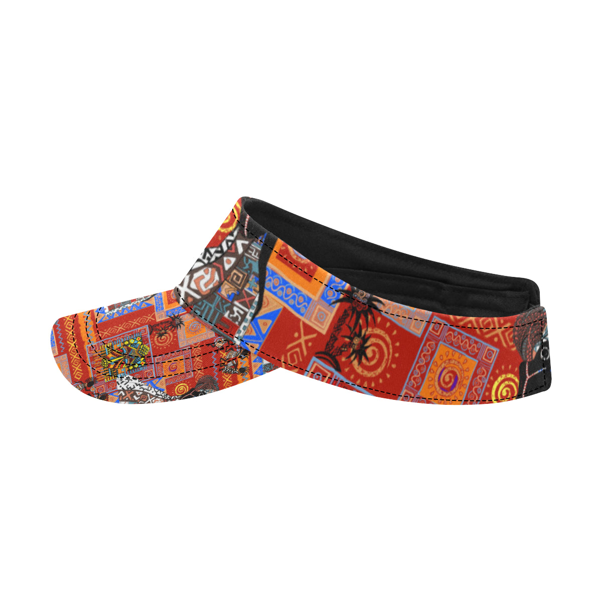 African Print Pattern Unisex Sun Visor