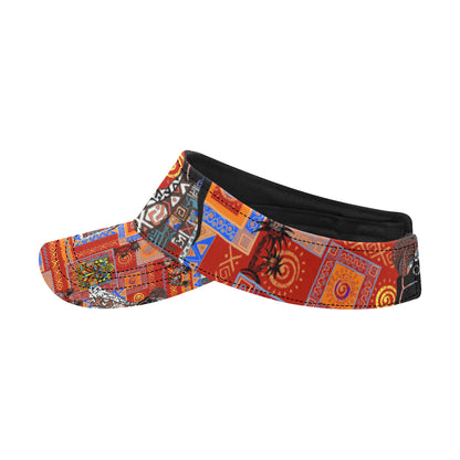 African Print Pattern Unisex Sun Visor