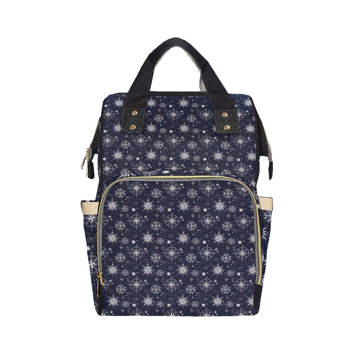 Nautical Sky Design Themed Print Diaper Bag Backpack