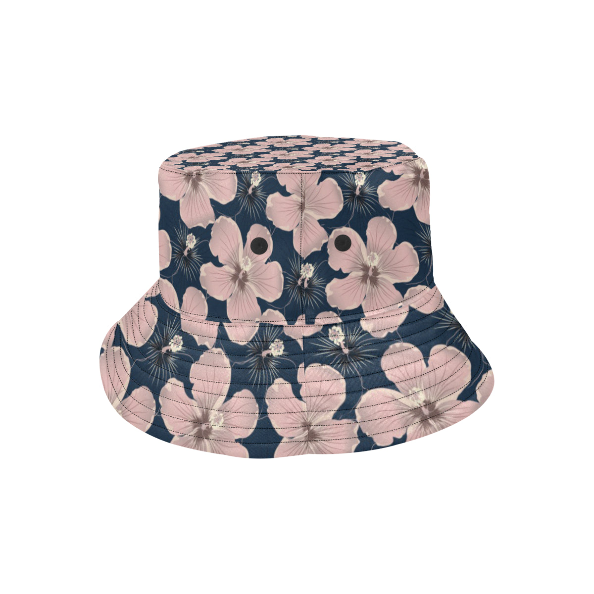 Plumeria Pattern Print Design PM018 Unisex Bucket Hat
