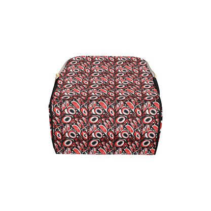 Totem Pole Texture Design Diaper Bag Backpack