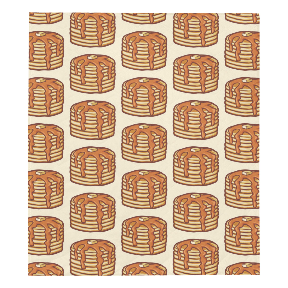 Pancake Pattern Print Design A02 Premium Quilt