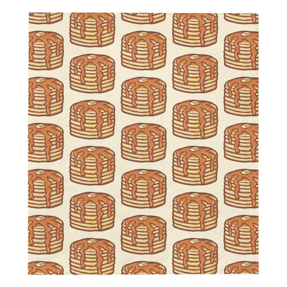 Pancake Pattern Print Design A02 Premium Quilt