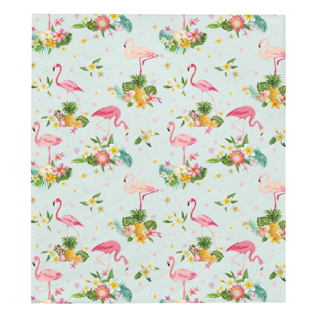 Flamingo Sweet Pattern Premium Quilt