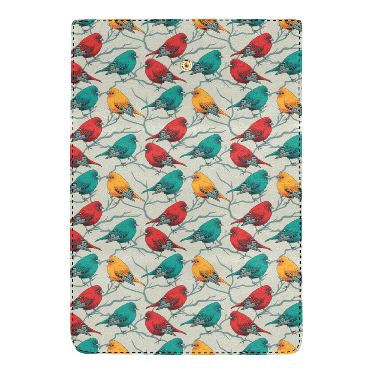 Birds Pattern Print Design 04 Women's Trifold Wallet