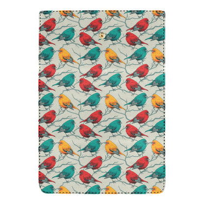 Birds Pattern Print Design 04 Women's Trifold Wallet