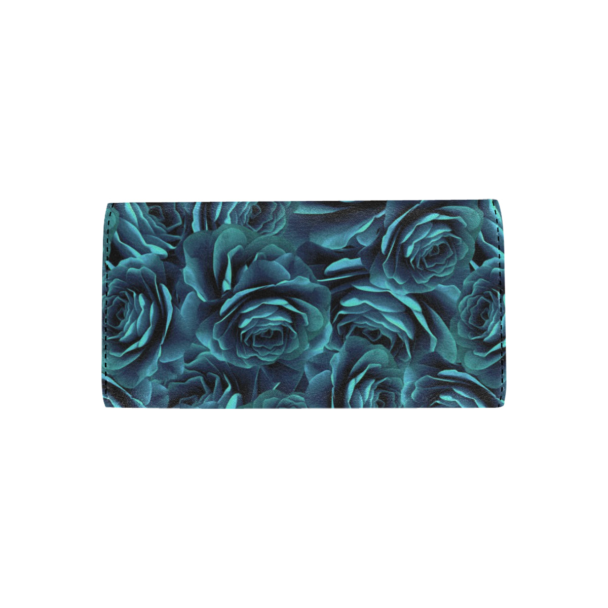 Camellia Pattern Print Design CM04 Women's Trifold Wallet