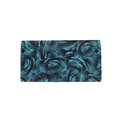 Camellia Pattern Print Design CM04 Women's Trifold Wallet