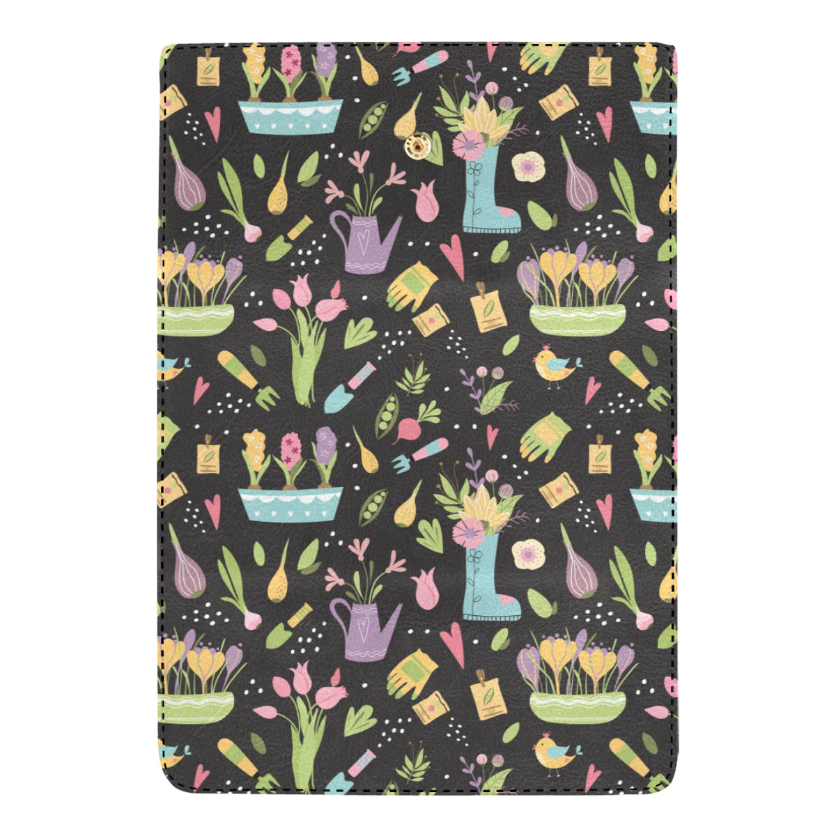 Gardening Pattern Print Design G03 Women's Trifold Wallet