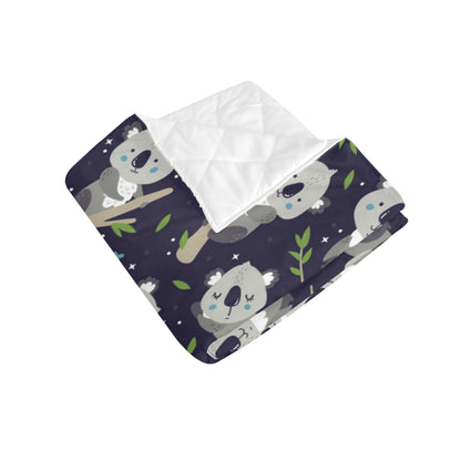 Koala Pattern Print Design 04 Premium Quilt