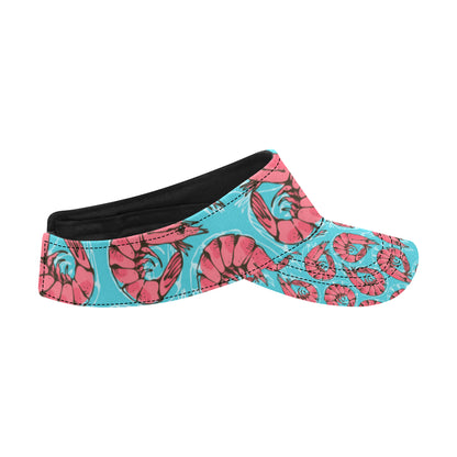 Prawn Pattern Print Design 01 Unisex Sun Visor