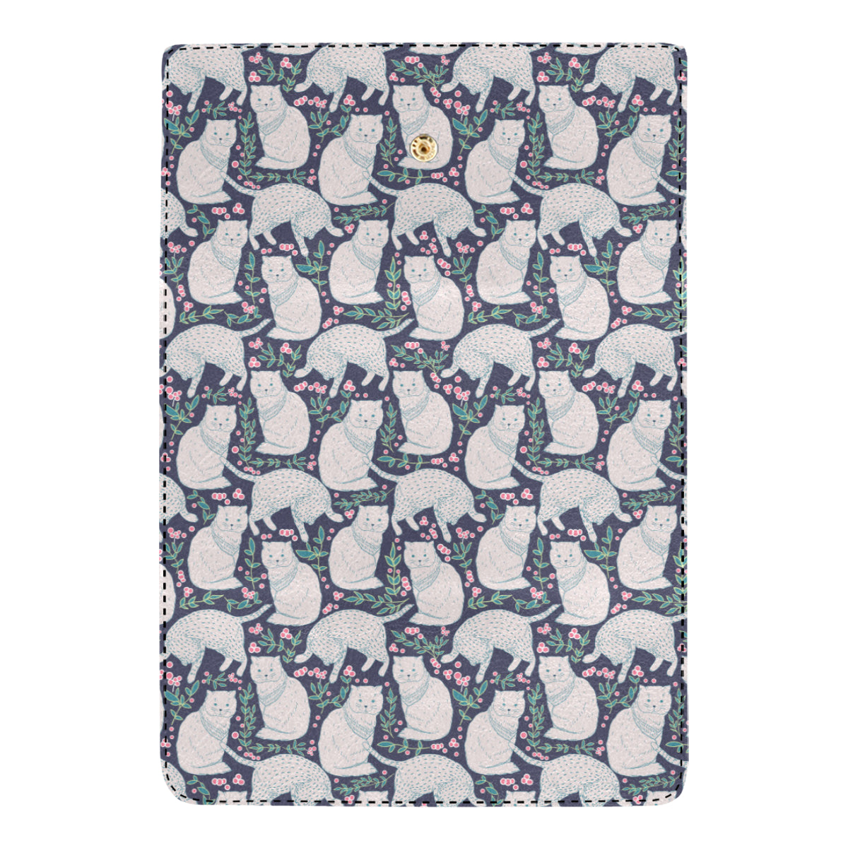 Cat Pattern Print Design 06 Women's Trifold Wallet