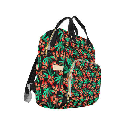 Hawaiian Themed Pattern Print Design H022 Diaper Bag Backpack