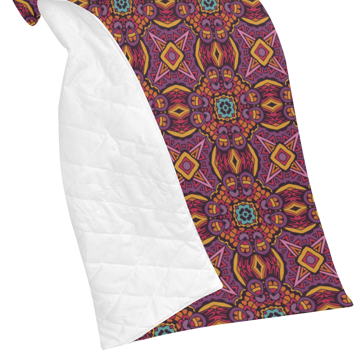 Bohemian Pattern Print Design 10 Premium Quilt