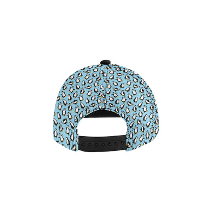 Penguin Happy Print Snapback Cap