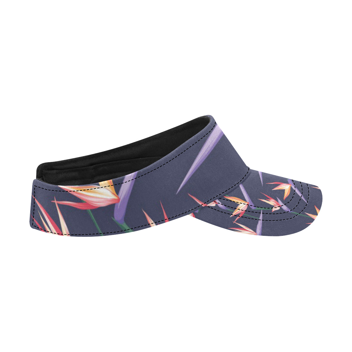 Bird Of Paradise Pattern Print Design BOP015 Unisex Sun Visor
