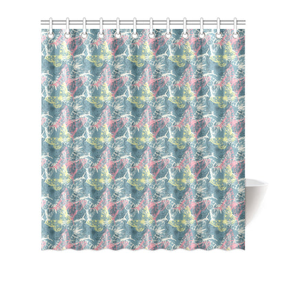 Butterfly Pattern Print Design 01 Shower Curtain