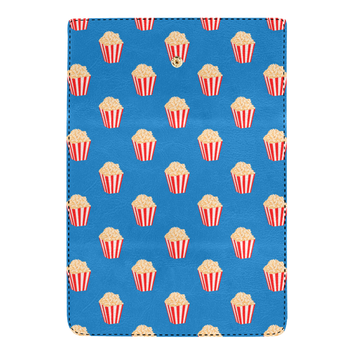 Popcorn Pattern Print Design A04 Women's Trifold Wallet