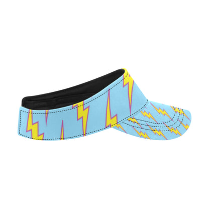 Lightning Thunder Pattern Print Design 02 Unisex Sun Visor