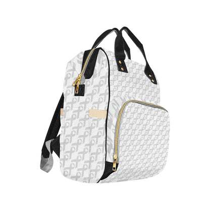 Brain cancer Pattern Print Design 02 Diaper Bag Backpack