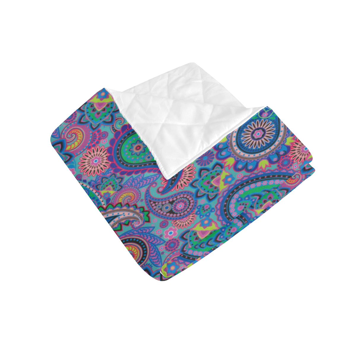 Paisley Colorful Pattern Print Design A02 Premium Quilt