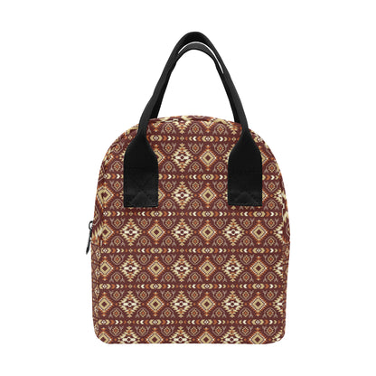 Navajo Native Color Print Pattern Insulated Lunch Bag